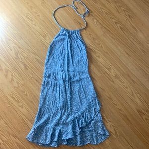 Super cute polka dot dress with low back